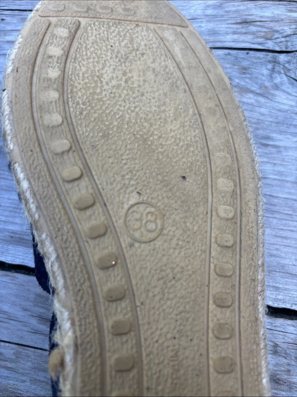 VERBENAS Carmen Navy Blue Suede Espadrilles | Made in Spain | EU 38 - Picture 8 of 8